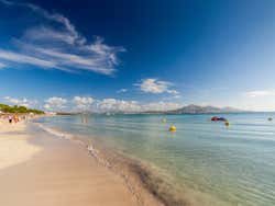 Panoramica della spiaggia di Alcudia